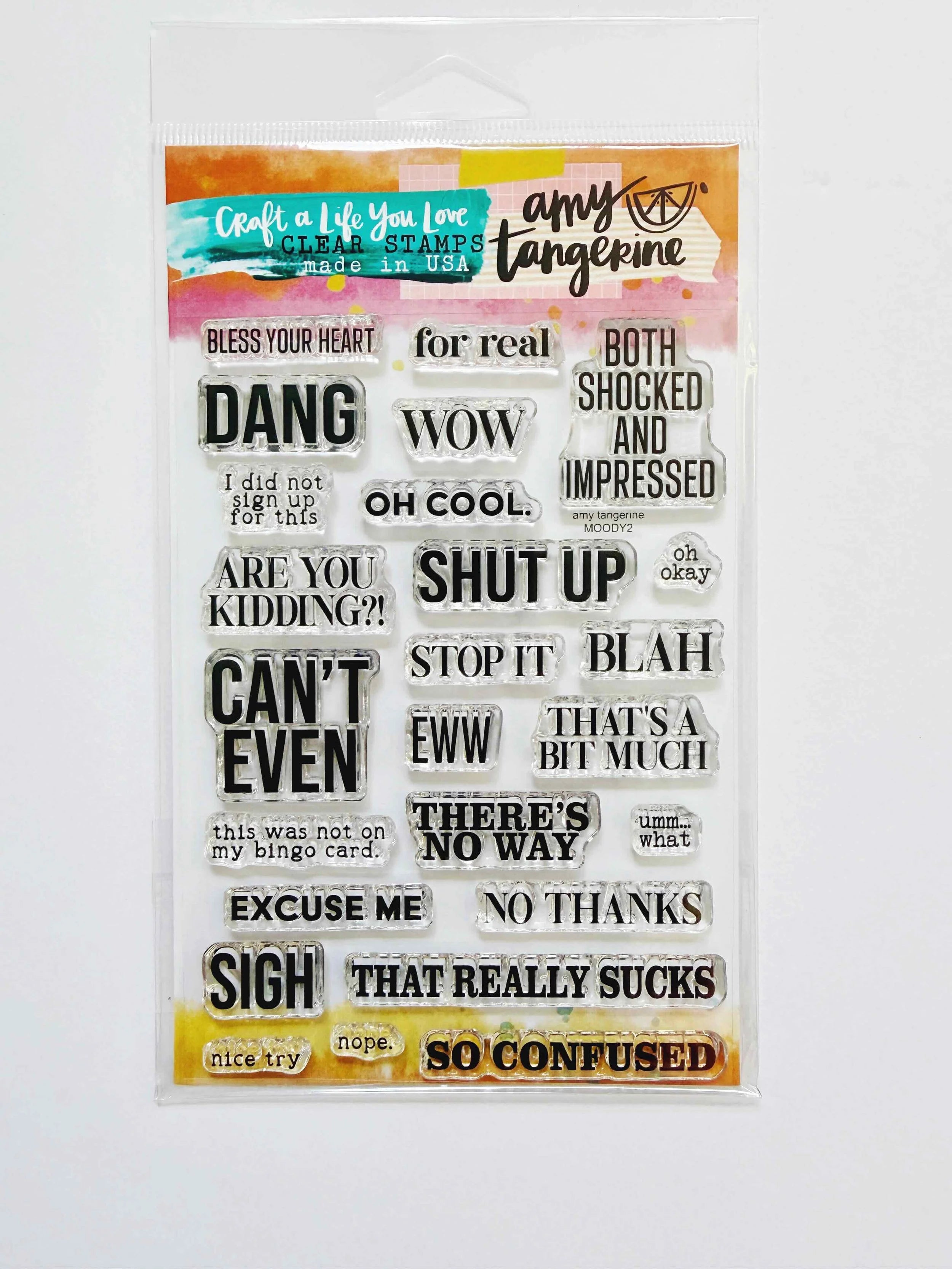 *NEW* MOODY Stamp Set 4x6